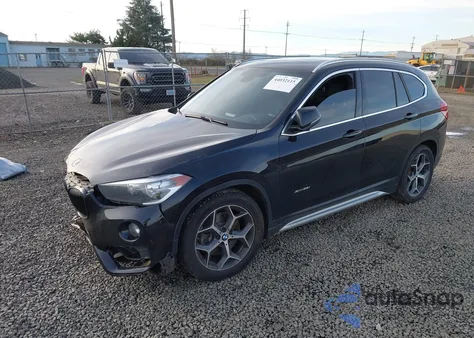 2017 BMW X1 xDrive28I из США, поврежденный, VIN WBXHT3C32H5F80020